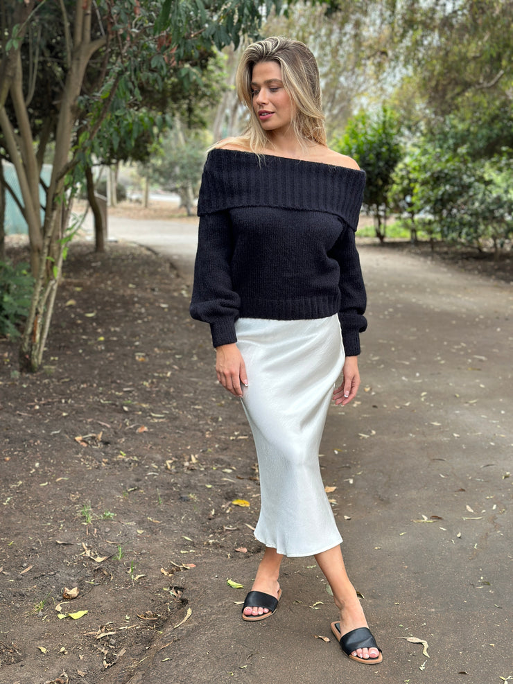 Laid-Back Luxe Knit Sweater