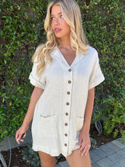 Rustic Charm Shirt Dress