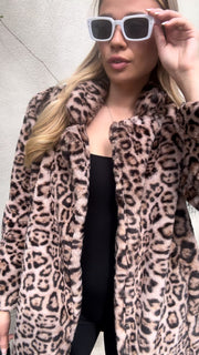 ‘Diva’ Cheetah-Print Coat
