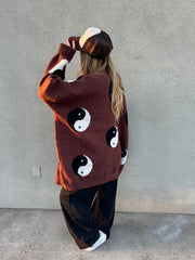 Oversized Yin Yang Sweater