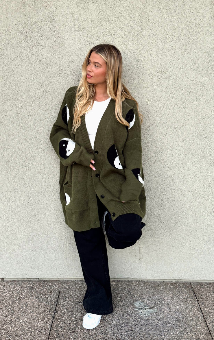 Oversized Yin Yang Sweater