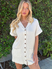 Rustic Charm Shirt Dress