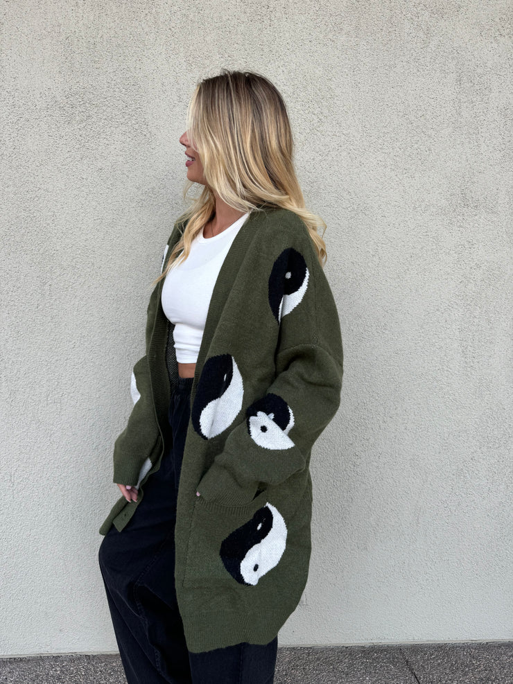 Oversized Yin Yang Sweater