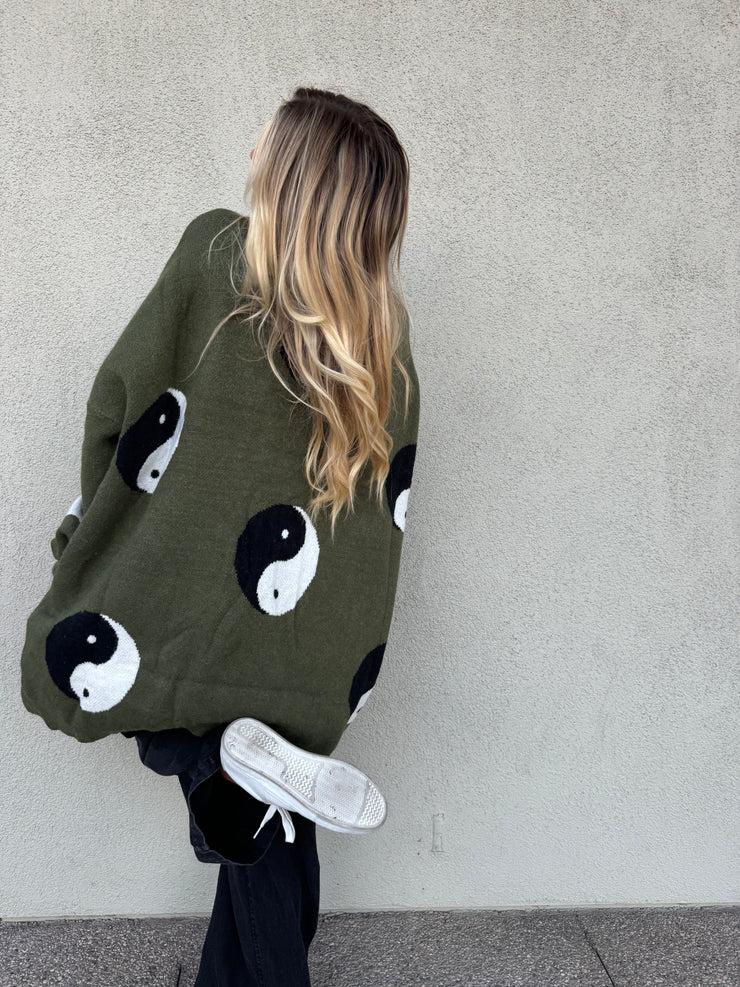 Oversized Yin Yang Sweater