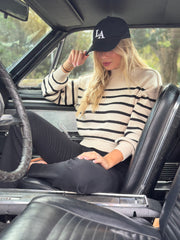 Classic Striped Turtleneck