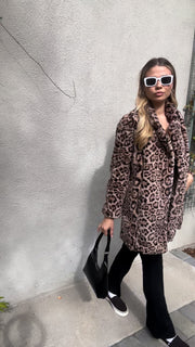 ‘Diva’ Cheetah-Print Coat