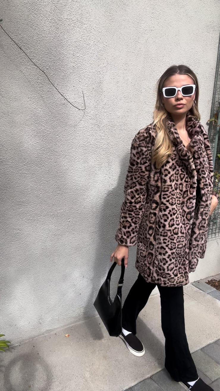 ‘Diva’ Cheetah-Print Coat